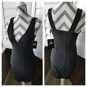 NWT MISSGUIDED Little Black Bodycon Dress